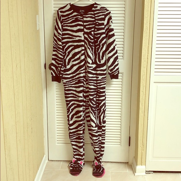 Adult Footie Pajamas - Picture 1 of 3